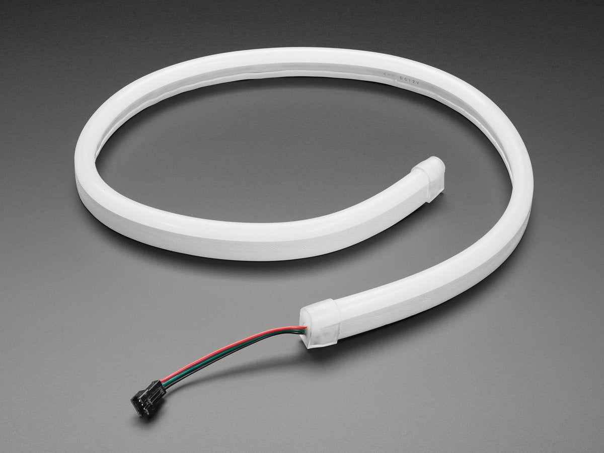 Adafruit NeoPixel RGB Neon-like LED Flex Strip with Silicone Tube, 1 meter