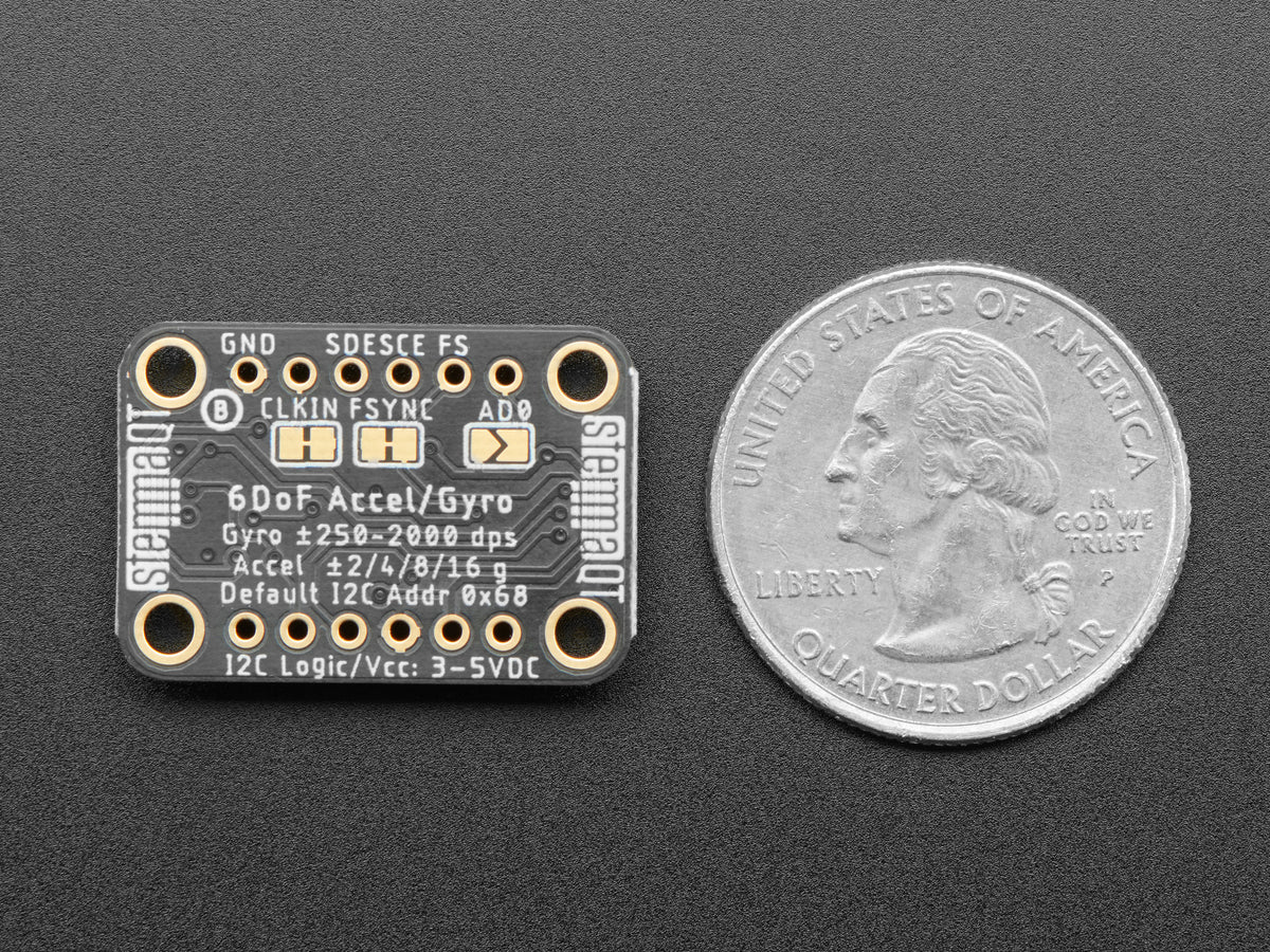 Adafruit MPU-6050 6-DoF Accel and Gyro Sensor, STEMMA QT Qwiic