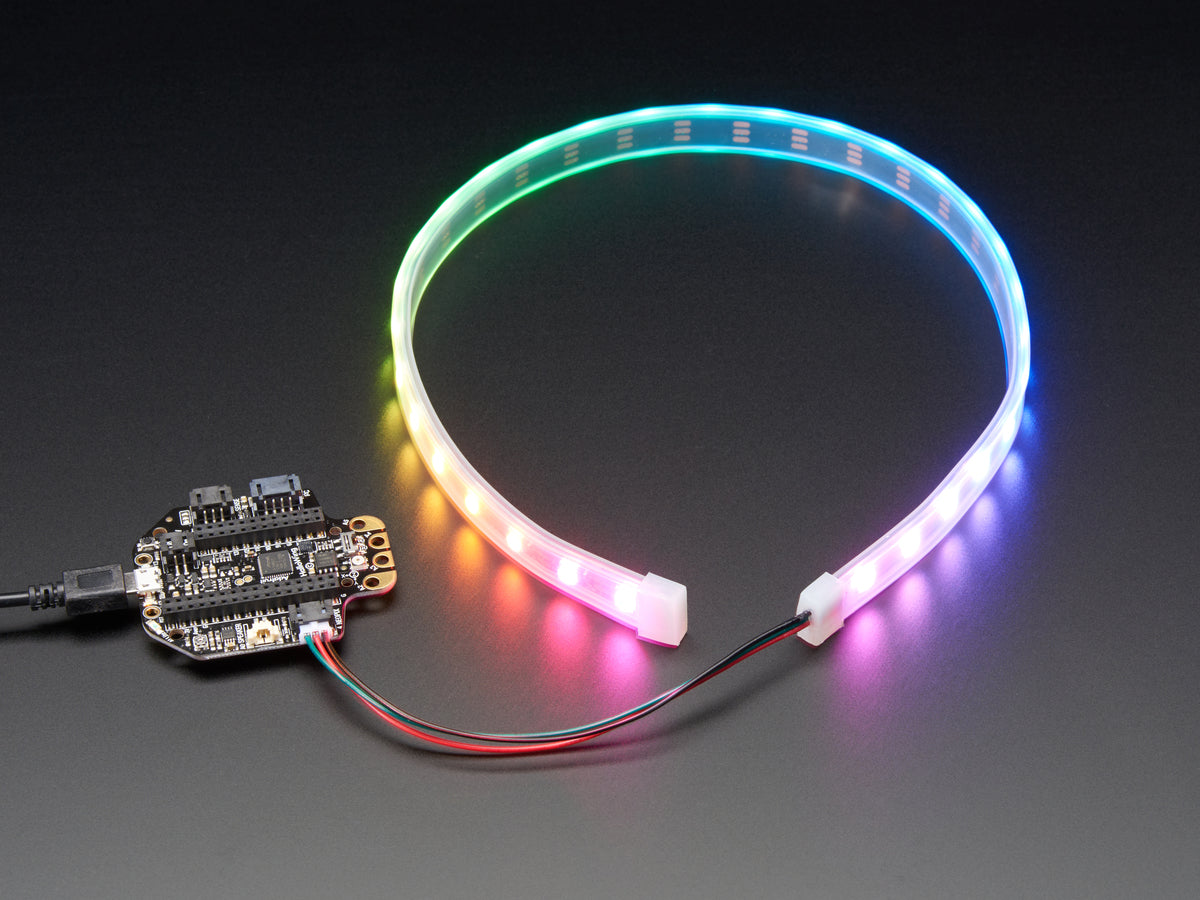 Adafruit NeoPixel LED Strip with 3-pin JST Connector, 60 LED/m, 0.5 Meter