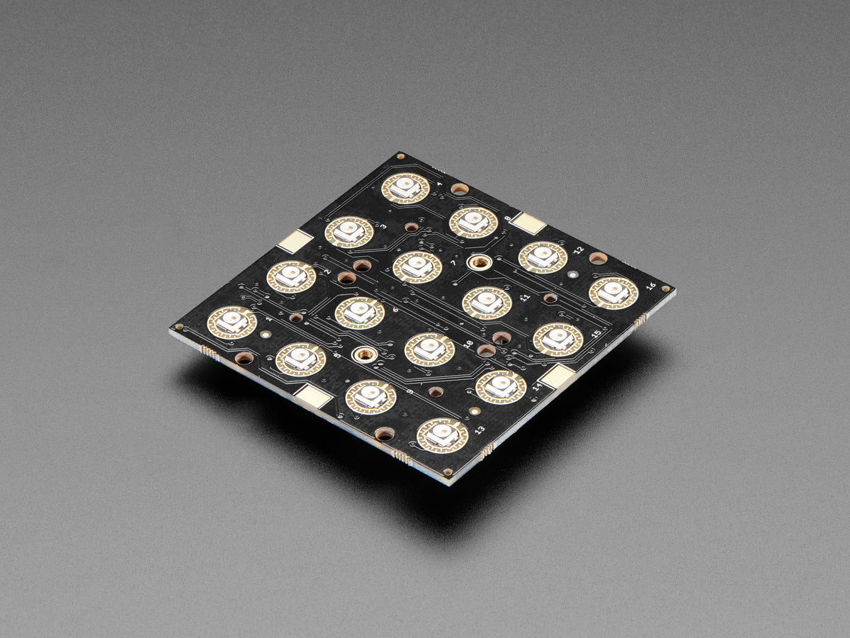 Adafruit NeoTrellis RGB Driver PCB for 4x4 Keypad | Paradisetronic.com