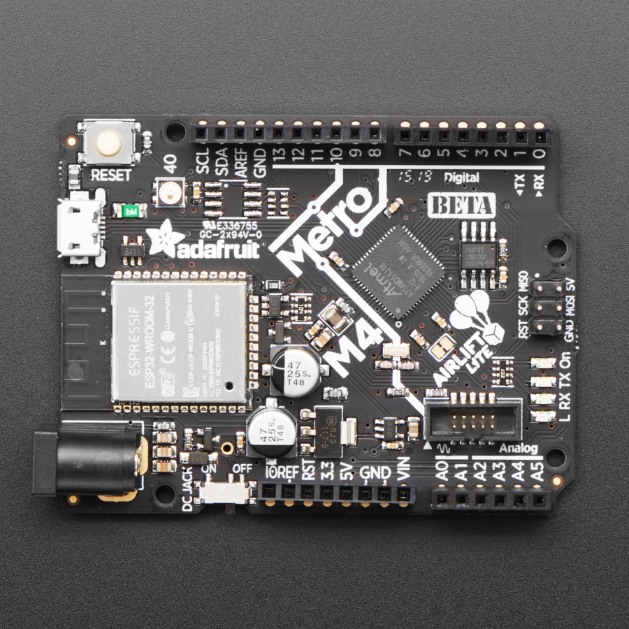 Adafruit Metro M4 Express AirLift (WiFi), Lite