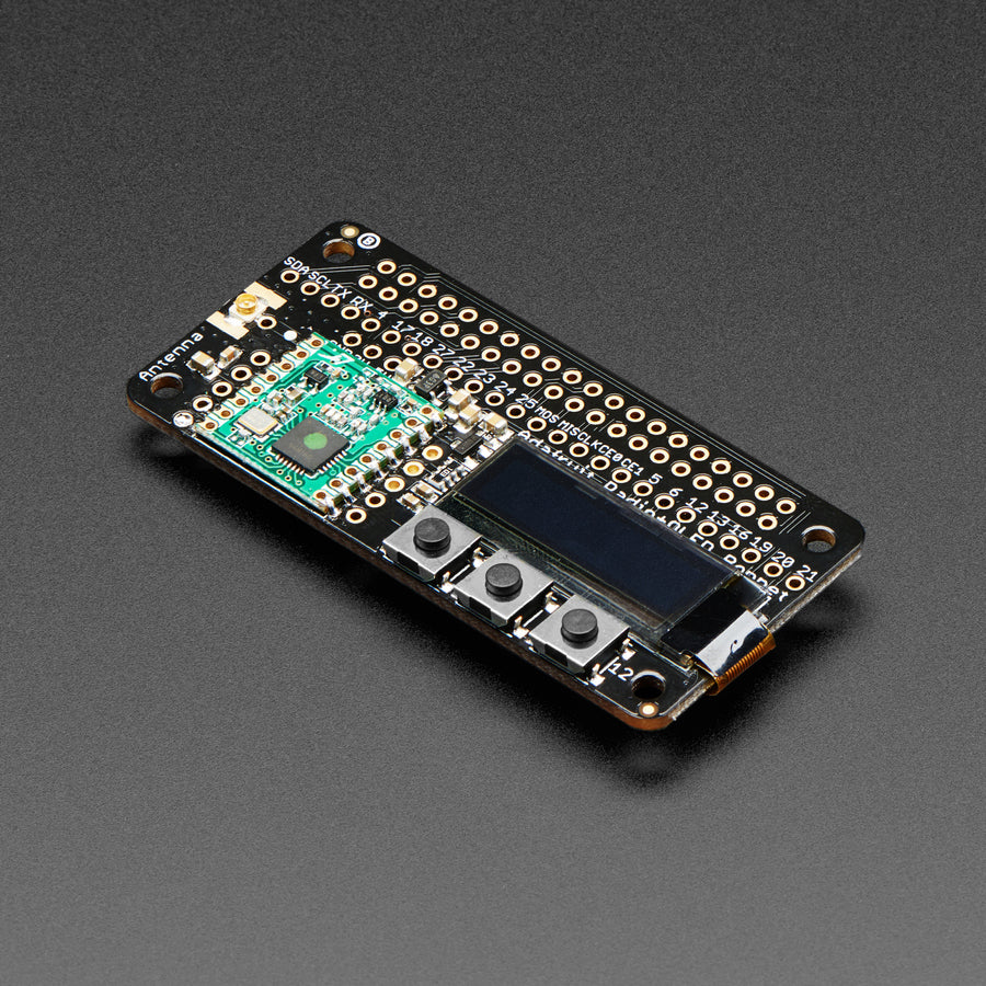 Adafruit RFM69HCW Transceiver Radio Bonnet, RadioFruit | Paradisetronic.com