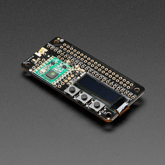 Adafruit RFM69HCW Transceiver Radio Bonnet, 868 or 915 MHz, RadioFruit