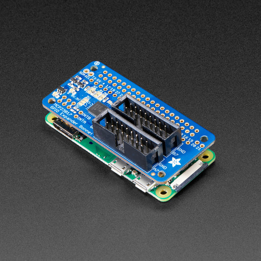 Adafruit GPIO Expander Bonnet, 16 Additional I/O over I2C