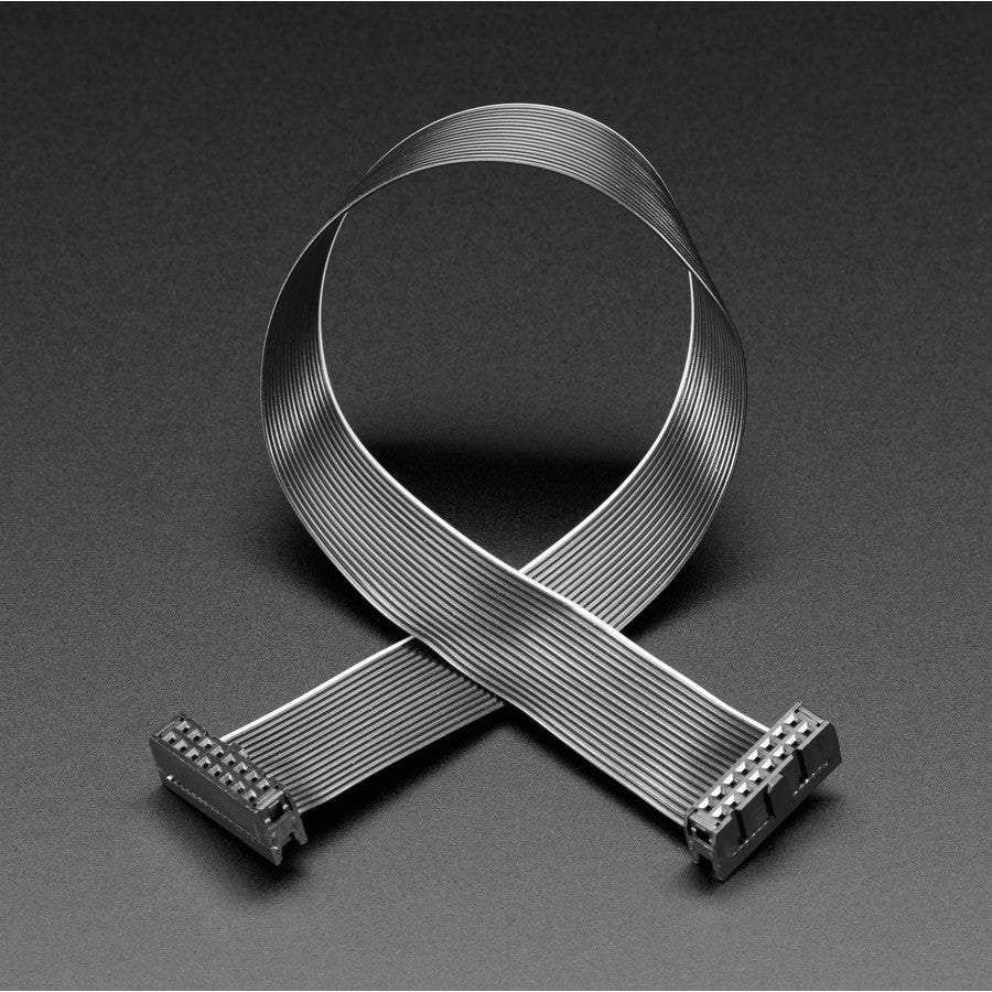 Adafruit GPIO Ribbon Cable 2x8 IDC Cable, 16 pins 12" long