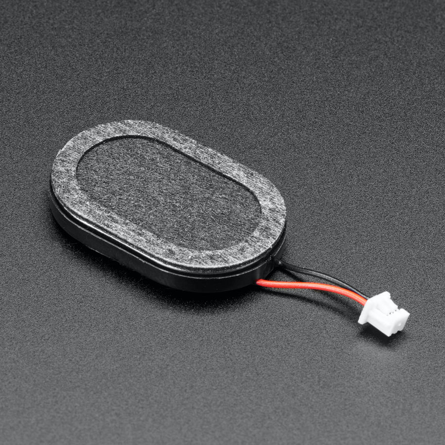 Adafruit Mini Oval Speaker with Short Wires, 8 Ohm 1 Watt