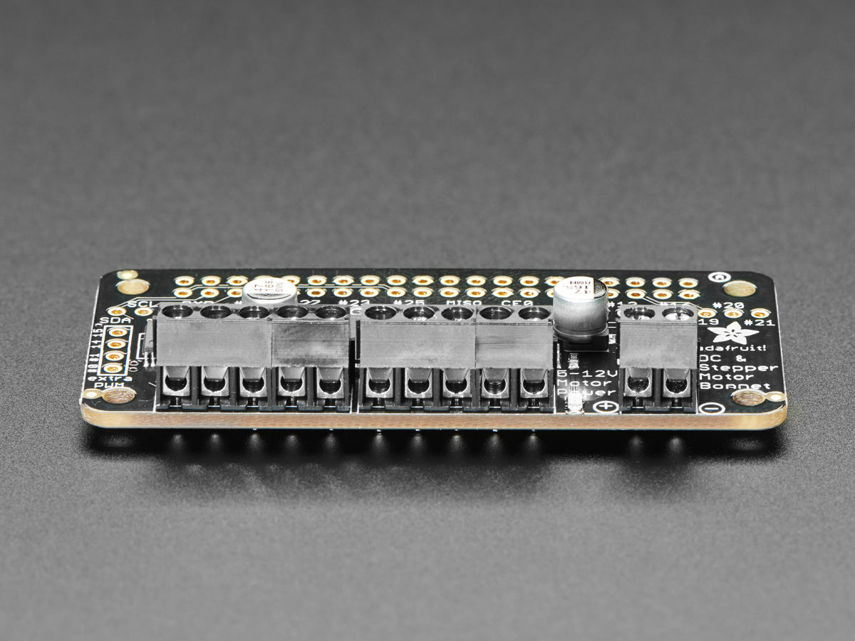 Adafruit DC & Stepper Motor Bonnet for Raspberry Pi