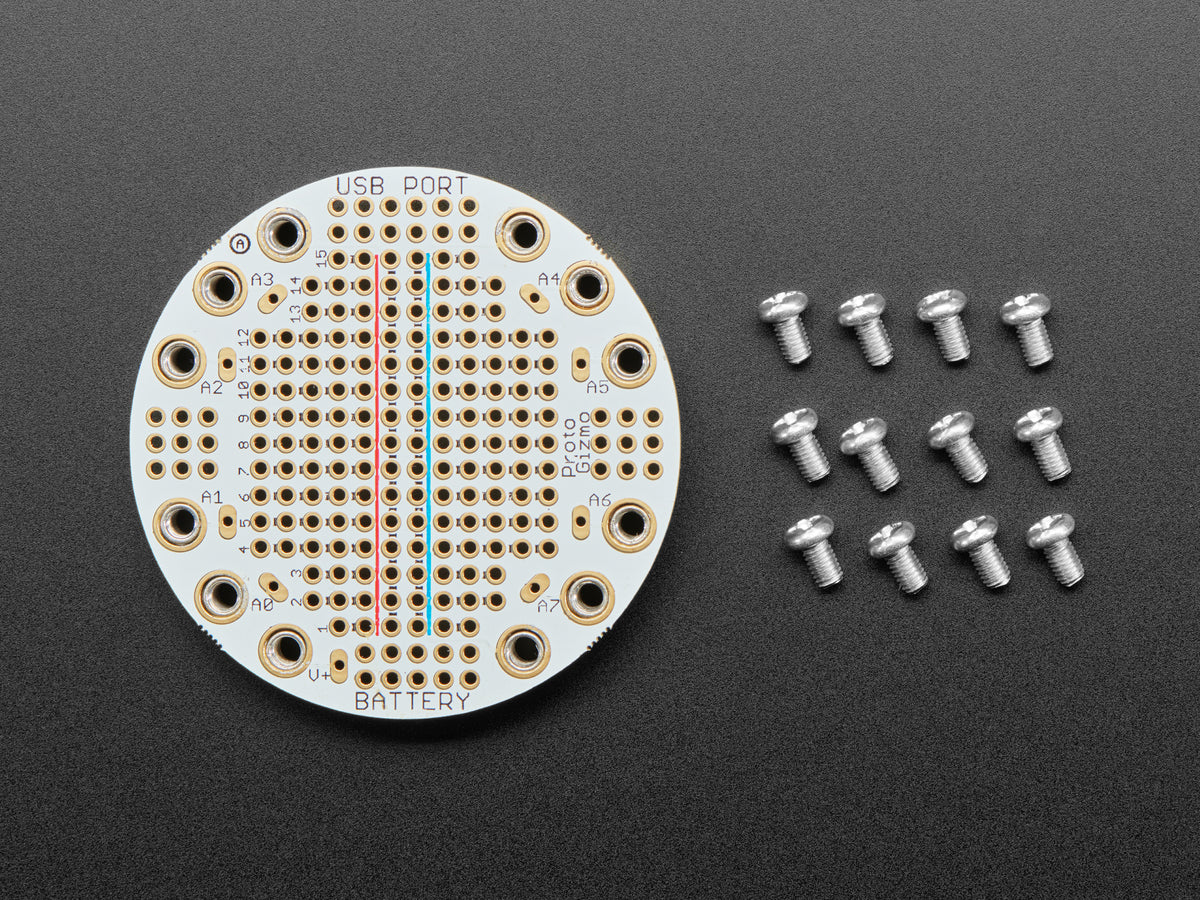 Adafruit Circuit Playground Proto Gizmo, Bolt-on Perma-Proto