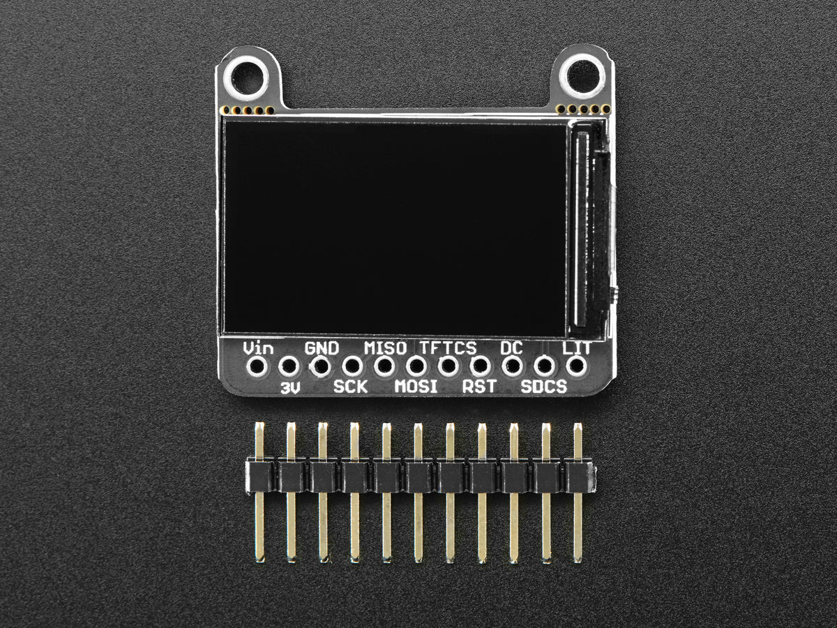 Adafruit 1.14" 240x135 Color TFT Display + MicroSD Card Breakout, ST7789