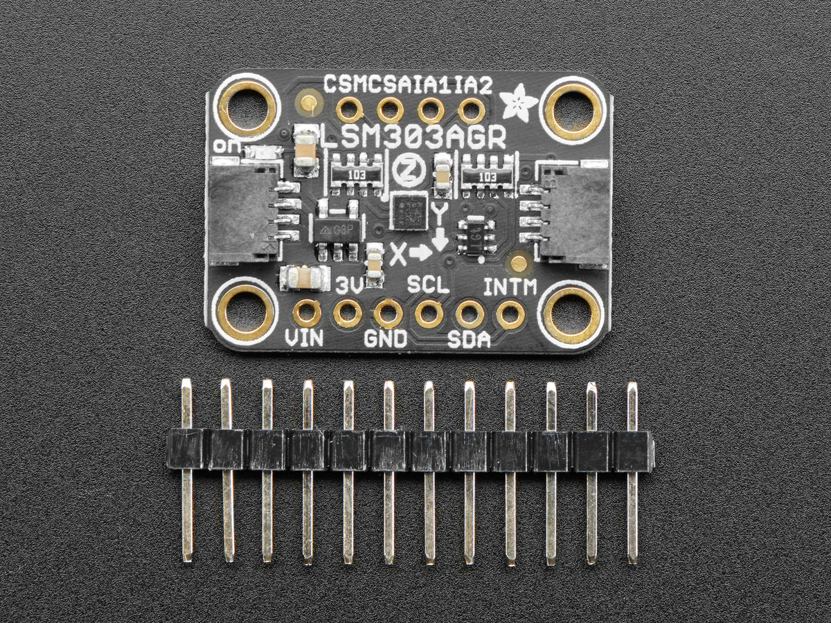 Adafruit LSM303AGR Accelerometer Magnetometer, STEMMA QT Qwiic