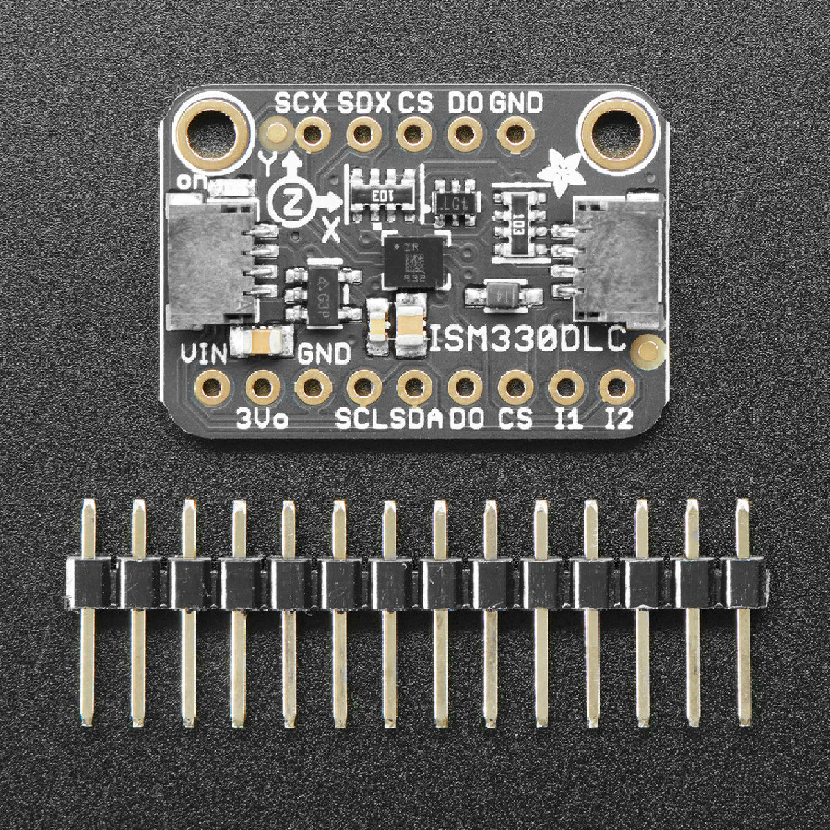 Adafruit ISM330DHCX 6 DoF IMU Accelerometer and Gyroscope, STEMMA QT / Qwiic