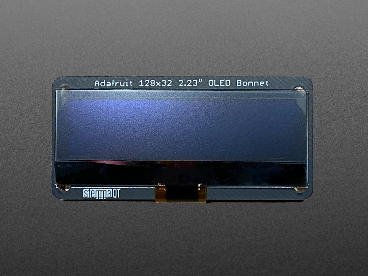 Adafruit 2.23" Monochrome OLED Bonnet for Raspberry Pi