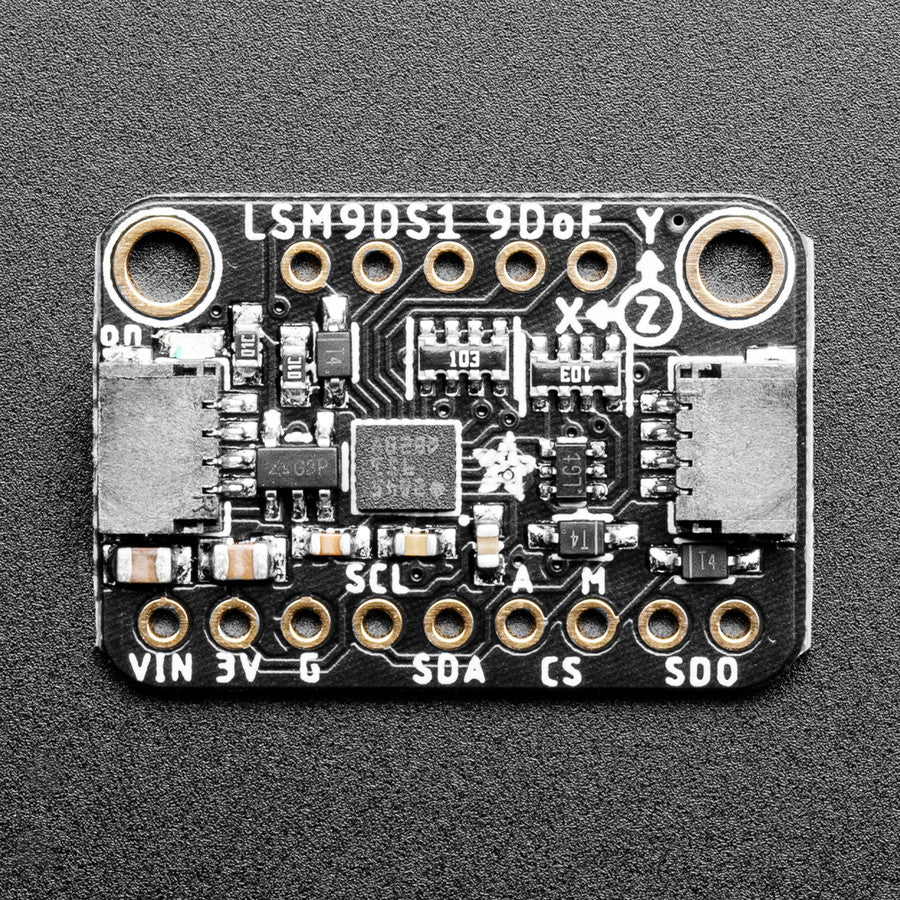 Adafruit 9-DOF LSM9DS1 Breakout Board, STEMMA QT / Qwiic