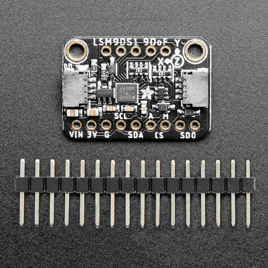 Adafruit 9-DOF LSM9DS1 Breakout Board, STEMMA QT / Qwiic