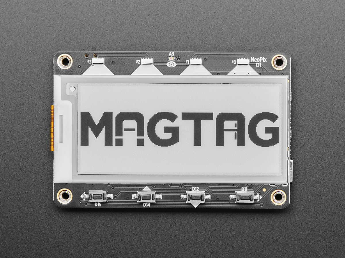 Adafruit MagTag 2.9" Grayscale E-Ink WiFi Display