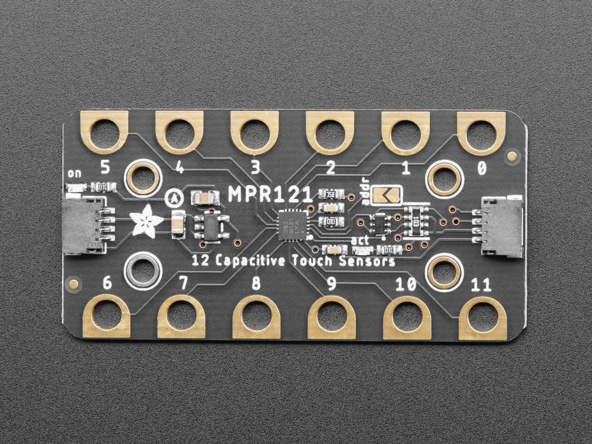 Adafruit MPR121 12-Key Capacitive Touch Sensor Gator Breakout, STEMMA QT / Qwiic 4830