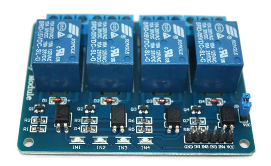 4-Channel Relais Module with Opto-isolator, 5V