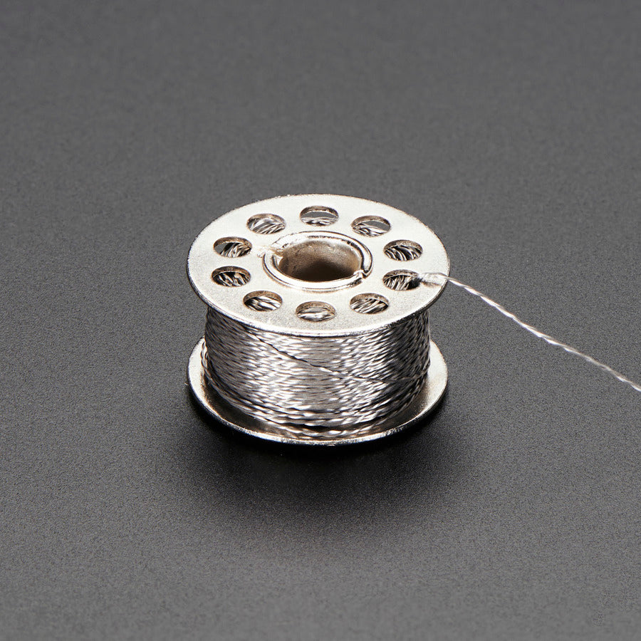Large Conductive Thread Adafruit Stainless Thin Conductive Thread 2ply 23meter | Paradisetronic.com