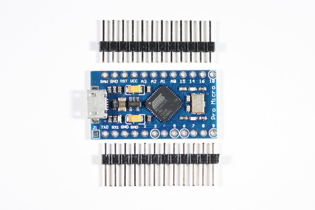 Pro Micro Module with ATmega32U4, 5V, 16MHz, Arduino compatible ...