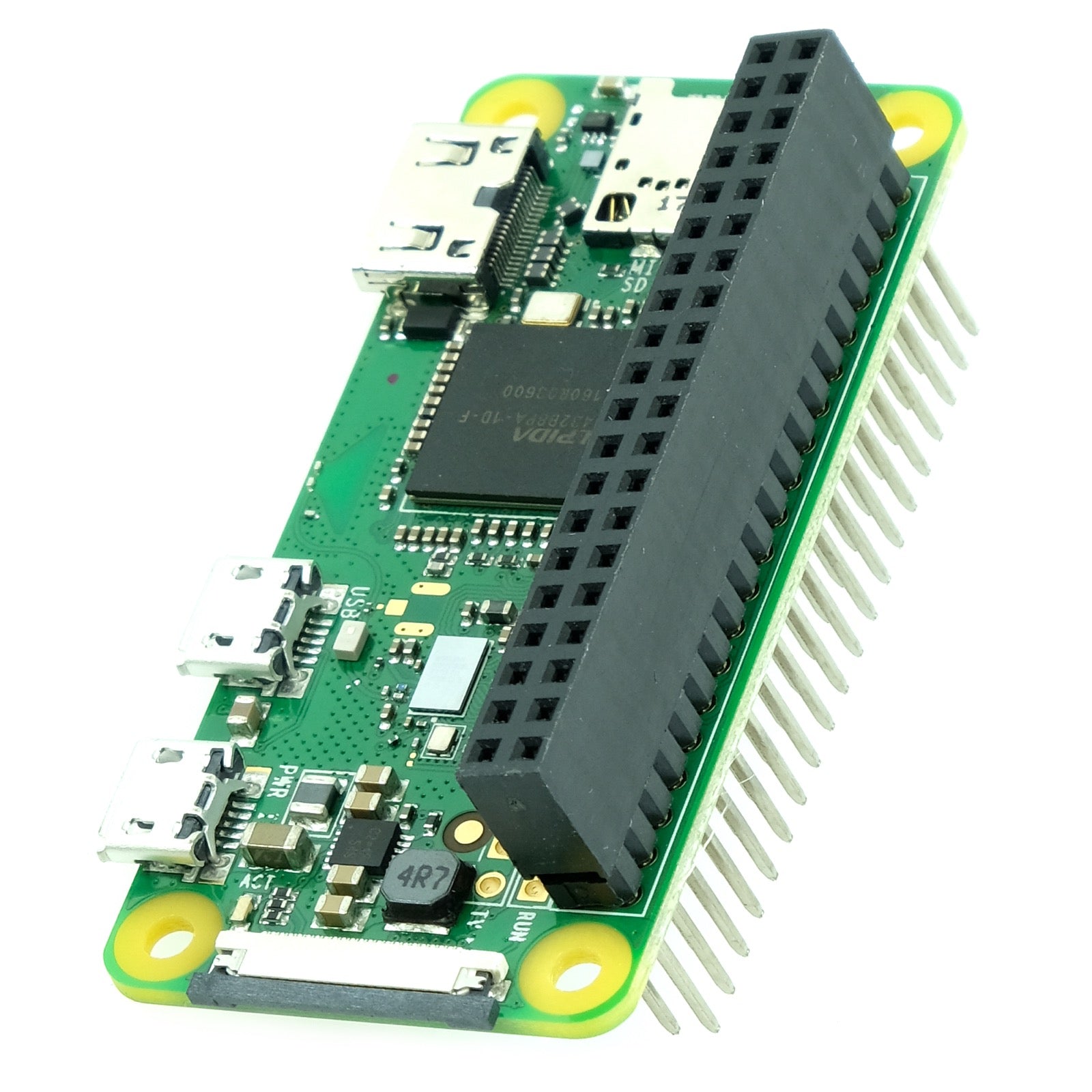Female Raspberry Ob Stackable Female Header for Raspberry Pi, 2x20, 2-pack | Paradisetronic.com