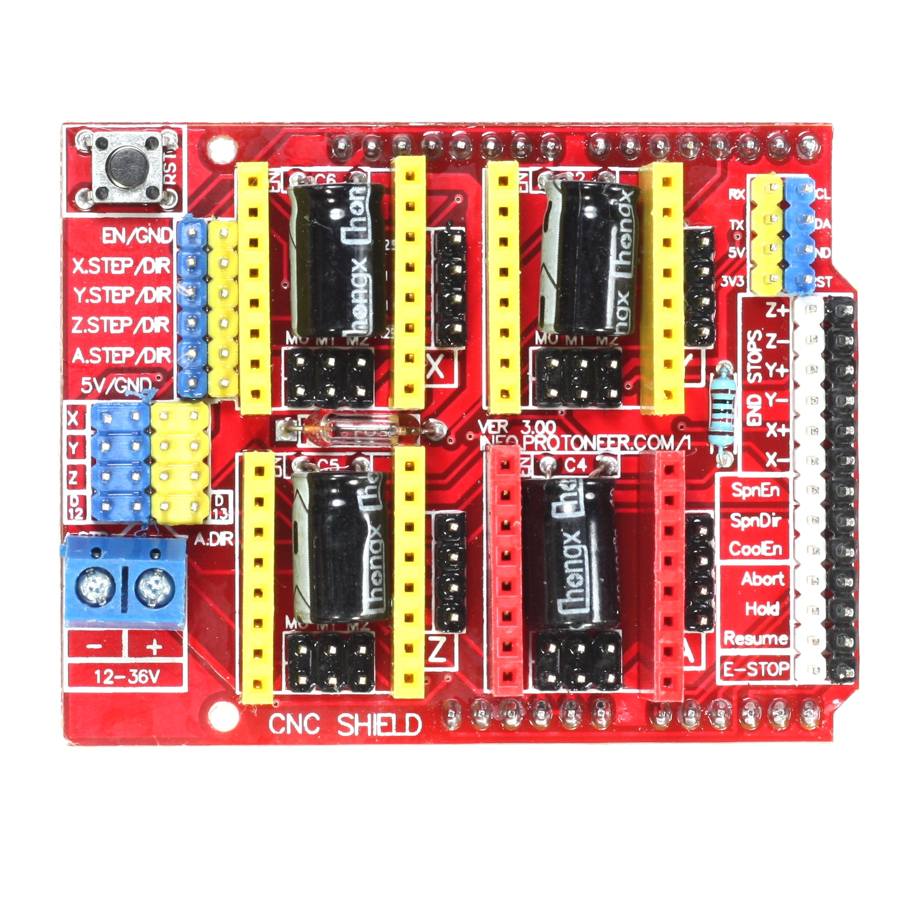CNC-Shield v3 for Arduino Uno | Paradisetronic.com