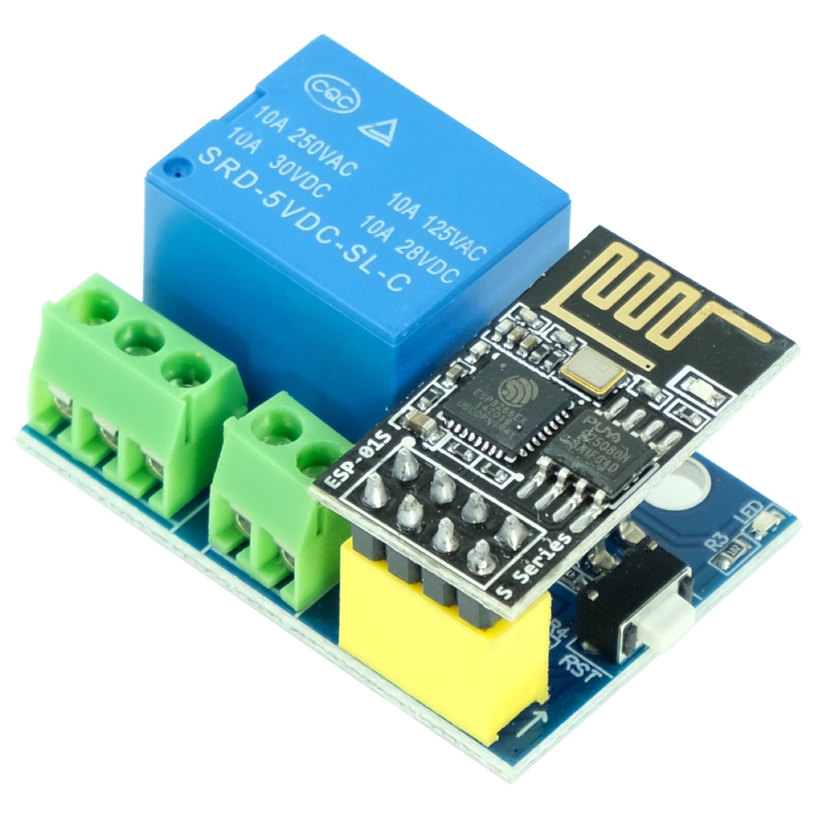 ESP-01 ESP8266 WiFi Module with Relay Shield