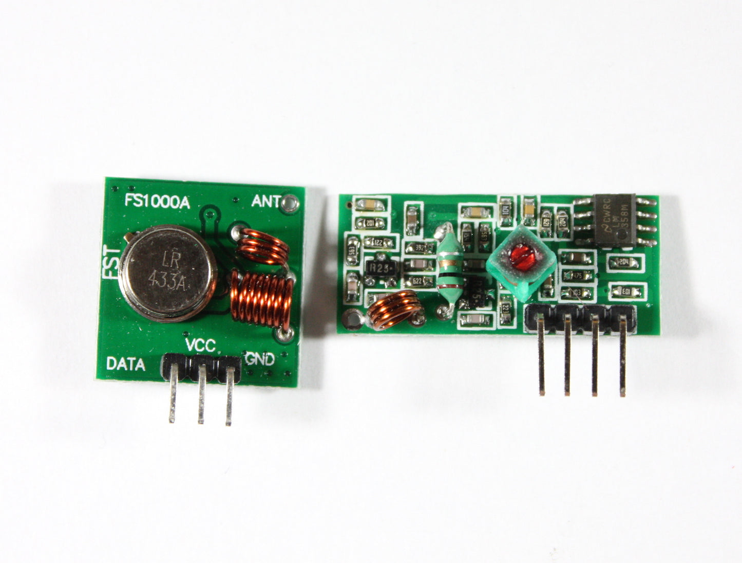 433 MHz Transmitter and Receiver