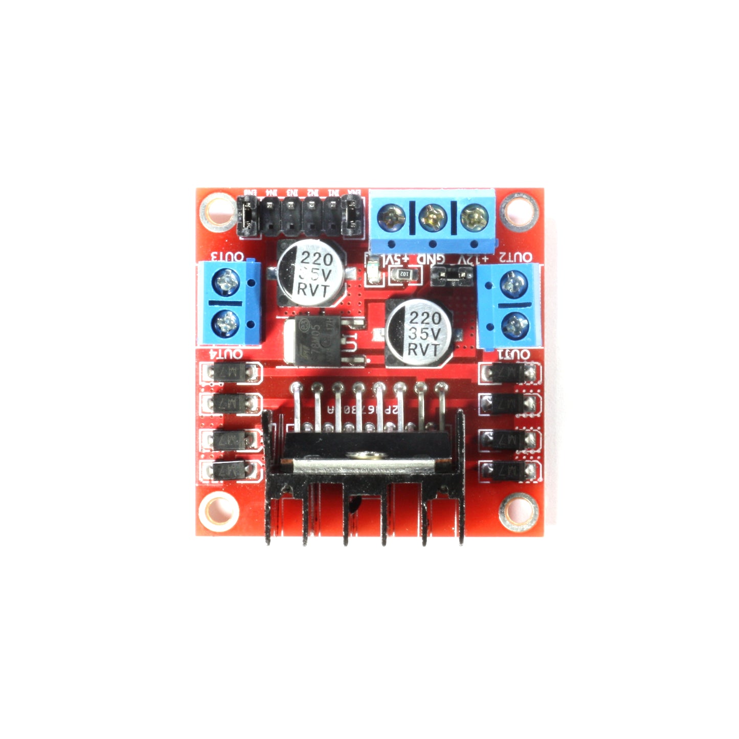 Motor Driver Module with L298N for DC and Stepper Motors