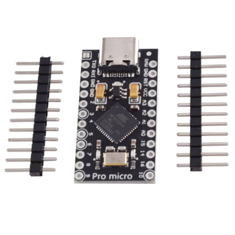 Pro Micro Module with ATmega32U4, 5V, 16MHz, Arduino compatible ...