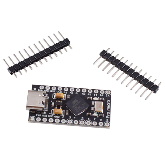 Arduino Micropro Expanded Module Pro Micro Module with ATmega32U4, 5V, 16MHz, Arduino compatible ...