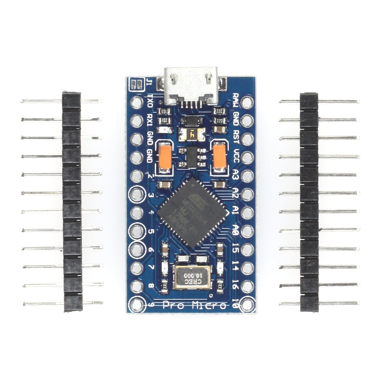 Pro Micro Module with ATmega32U4, 5V, 16MHz, Arduino compatible ...