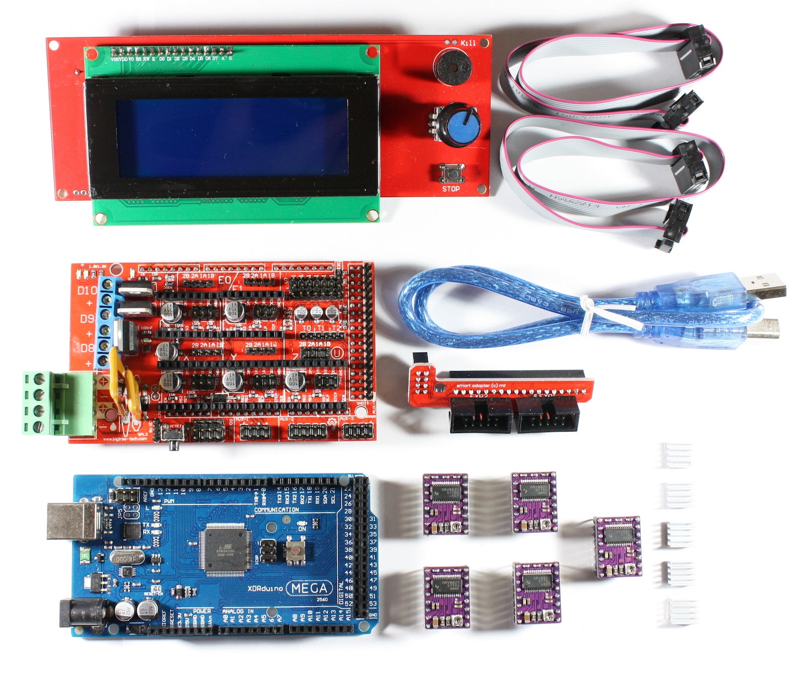 Arduino Reprap Ramps RAMPS 1.4 Kit for RepRap 3D Printer | Paradisetronic.com