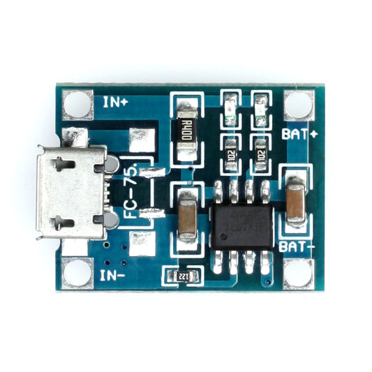 Li-Ion Charging Module TP4056, 1A, MicroUSB